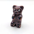 Brown bear Hatchling articulated 3D-printed fidget companion, three-quarter view