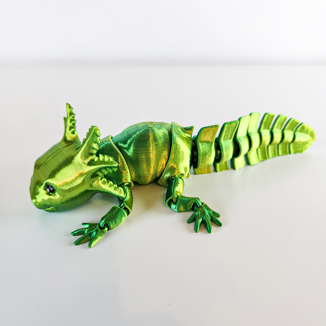 🌿 Axolotl – Articulated Desk & Fidget Companion