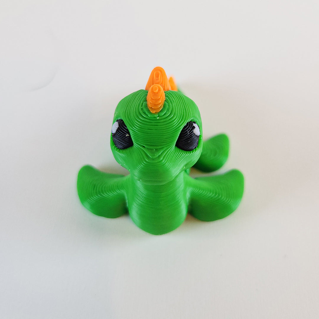 🐣 Loch Hatchling – Tiny Articulated Fiddle Companion