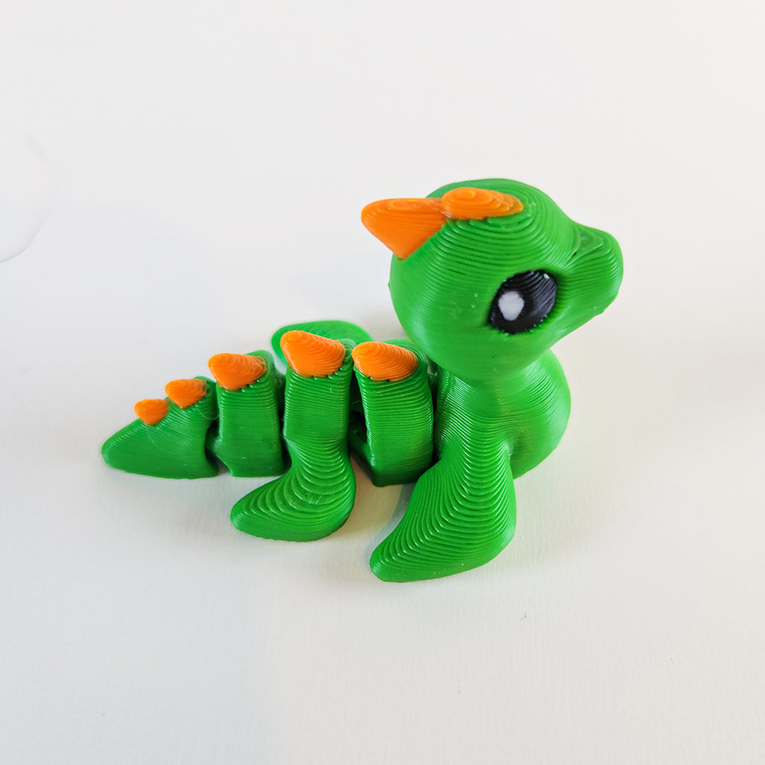 🐣 Loch Hatchling – Tiny Articulated Fiddle Companion